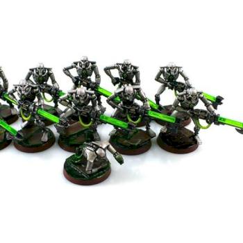 Necron Warriors by Czuprynsky