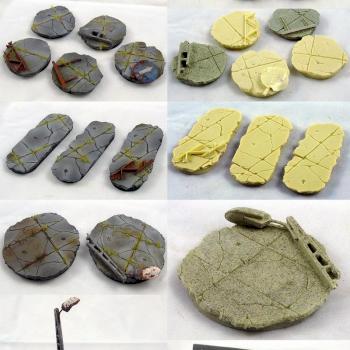Old Road Bases by saw art