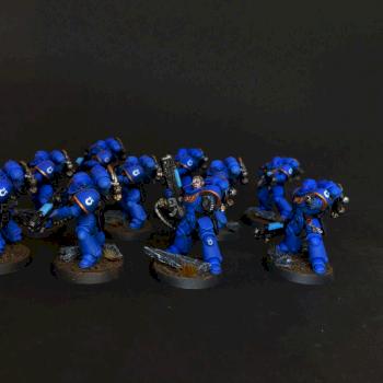 Primaris Hellblasters by Gachi_paints