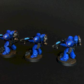 Primaris Hellblasters by Gachi_paints