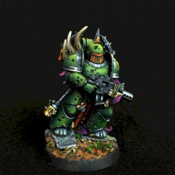 Nurgle Space Marine by Gachi_paints