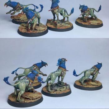 gryph-hounds age of sigmar by svarogminiatures