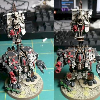 Black Templar Dreadnaught by Priest_Caitlin