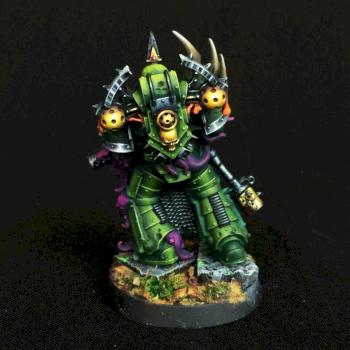 Nurgle Space Marine by Gachi_paints