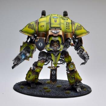Imperial Knight Preceptor Imperial Fists by JakobMiniatures