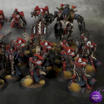 Sisters of Battle Army, Order of Bloody Rose by Lucky Monster Painting
