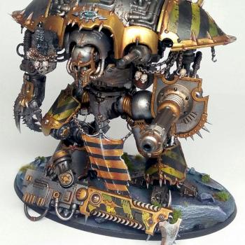 Warhammer 40k Iron Warriors Chaos Knight Desecrator Fully Magnetised by Jambot