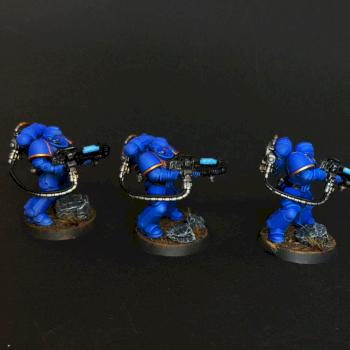 Primaris Hellblasters by Gachi_paints