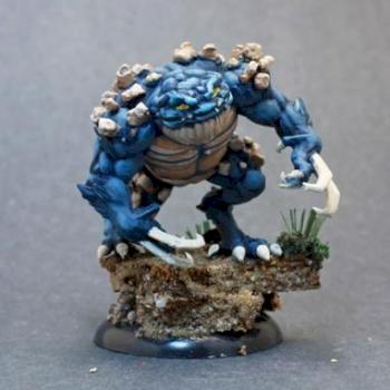 Dungeon Miniatures 3d Blue Clawed Slaad by superbug983