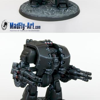 Leviathan Dreadnought with Storm Cannons by MadFlyArtStudio