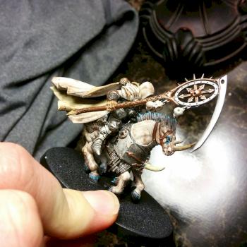 Chaos Sorcerer Lord on Steed by Wardaddy