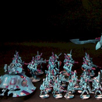 Eldar chess army by Czopsquad