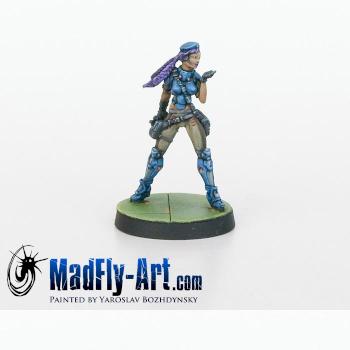 Fusilier Indigo Bipandra by MadFlyArtStudio