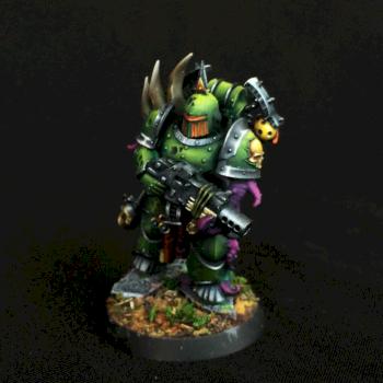 Nurgle Space Marine by Gachi_paints