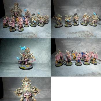 Death Guard army from Know No Fear box by epoepo