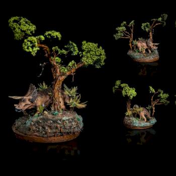 Triceratops Diorama by Vectorum
