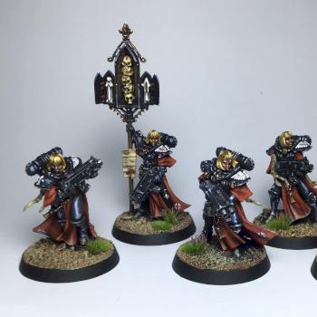 sisters of battle squad by svarogminiatures