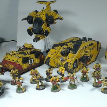 2100 pts Imperial Fists Space Marine Army by MarCow