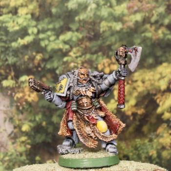 Space Wolves Wolf Priest by austinio