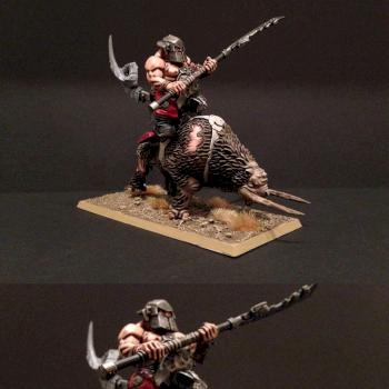 Ogre Kingdoms Mournfang Rider by Entity197