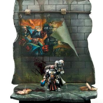Inquisitor Coteaz - Fallen Temple diorama by Zoo Art Studio