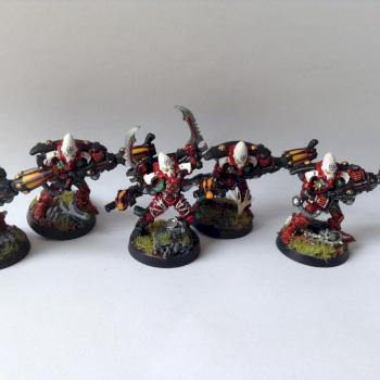 Eldar Warp Spiders by Krymus