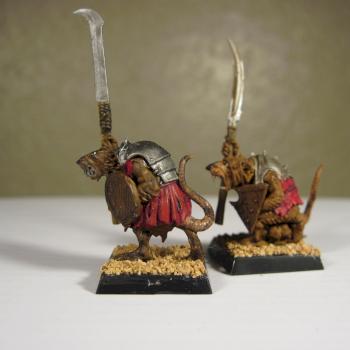 Skaven Clanrats with spears, Island of Blood by Sanper