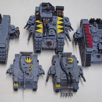 Space Wolves Tanks by Zuzu