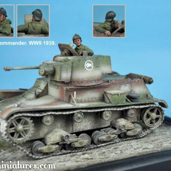 1:35 Polish 7tp Tank Commander by Scibor
