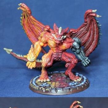 Argamon, Pit Fiend by Foxiferous