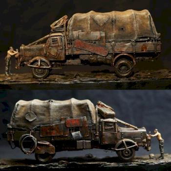 truck in Mad Max style by Amenseza