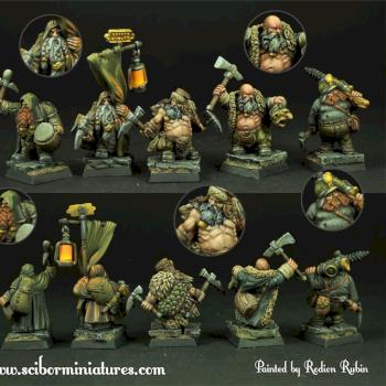 Dwarves Miners band by Scibor