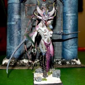 gran demonio de slanesh by nerowico
