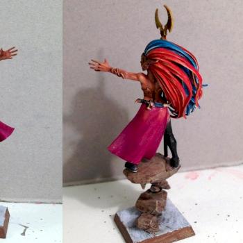 Tanned Dark Elf Sorceress by W.Ho.P.S.