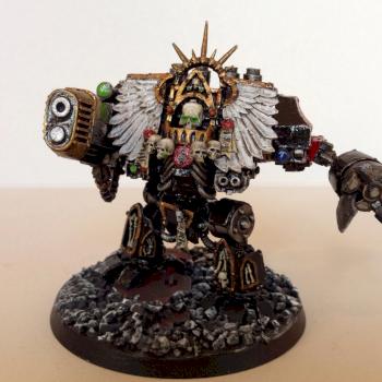 Blood Angel Chaplain Dreadnought by Superfly29