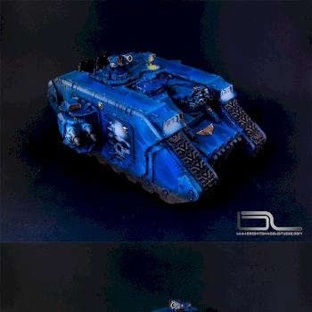 Warhammer 40k Space Marine Ultramarine Land Raider by Bright Shadow Studio