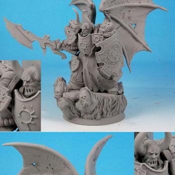 28mm / 30mm SF Demon Warrior conversion / sculpture by Scibor