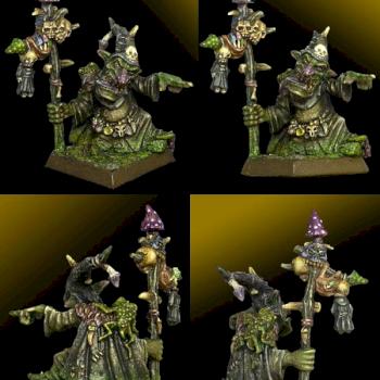 Goblin wizard (28 mm) by Chasm Keeper