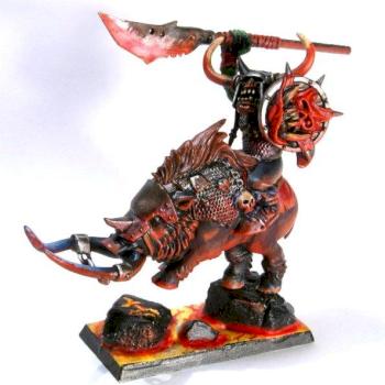 Orc Warboss on Boar by calinleafshade