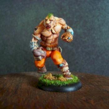Bloodbowl Ogre convertion by Gandalfbe