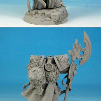 28mm / 30mm SF Knight greenstuff conversion/sculpture by Scibor