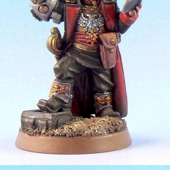 Imperial Guard Comissar by Bearded Russian