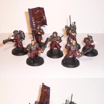 Imperial Guard Command Squad by Marins