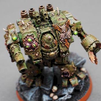 Nurgle, Death Guard, Dreadnought, Black Death by LuckyNo.5