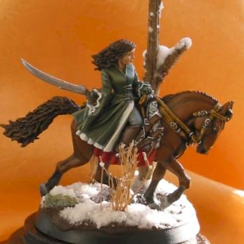 Arwen a caballo by L.A.V.B.