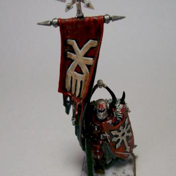 Khorne Standard Bearer by Yakand