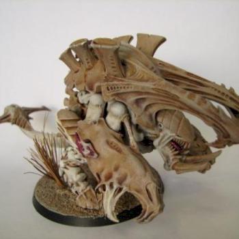 Tyranid Carnifex from desertic land by Scorpion Dart