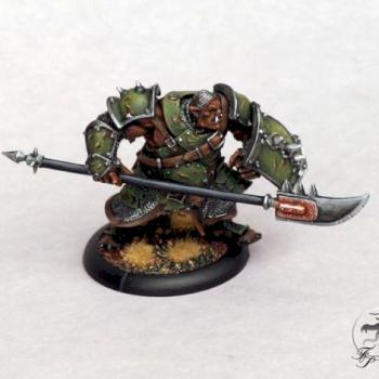 Warmachine Mercenary Ogren Bokur by Menelker