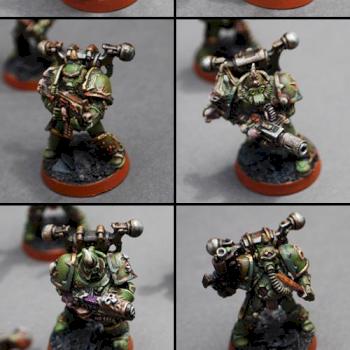 Nurgle, Death Guard, Plague Marine Squad 1, Immunda Ortus (Unclean Birth) by LuckyNo.5