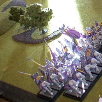 Dragon Princes on the flank by Vaul